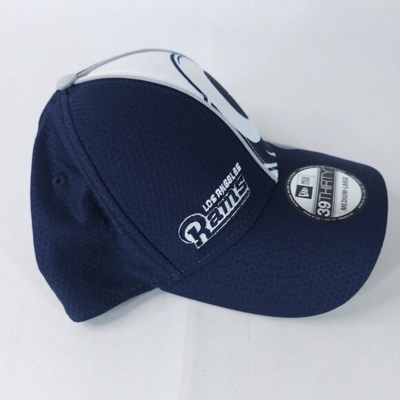 Los Angeles Rams Hat Cap Fitted Mens Large Blue White NFL Football New Era - Picture 3 of 6
